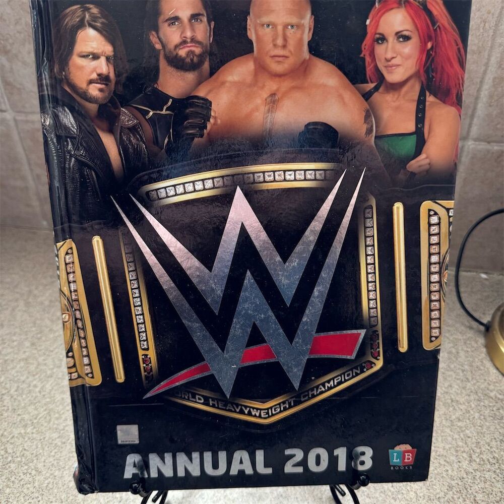WWE Annual 2018 Hardcover Wrestling Almanac Young Adults Collectible